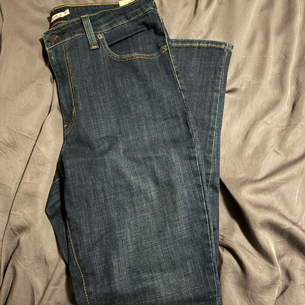 Levi's Dark Blue high rise Women's Skinny Jeans